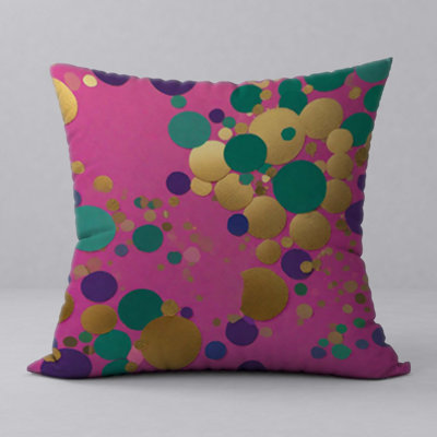Oreiller New ManosMorenas, caractère et motifs vibrants / taille 22 po x 22 po