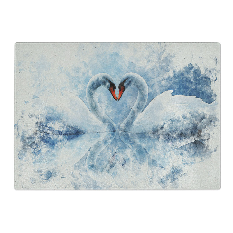 Swan Vol.3 Chopping Board, 20cm W x 28.5cm L