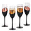 4 Piece 237ml Flute Set