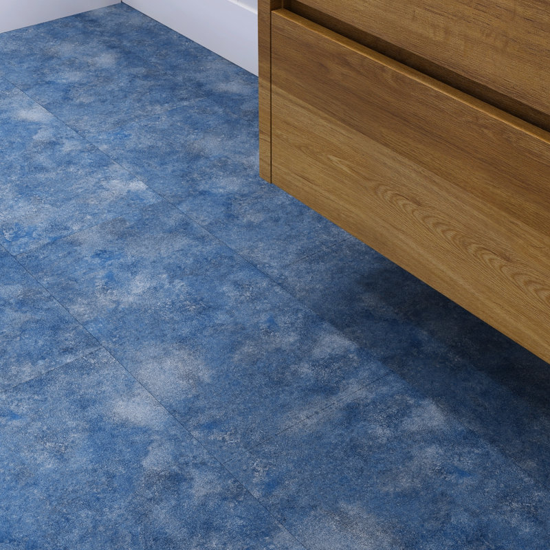 MaxCore Terra 22mil x 12" W x 24" L Click Lock Vinyl Tile Flooring, Topaz