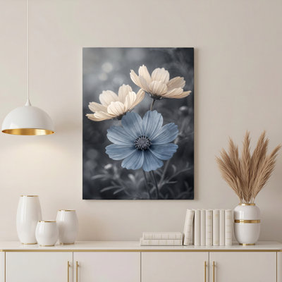 «Gallery Wrap», art mural sur toile pour le salon, la chambre à coucher, le bureau ou le vestibule - décoration murale décorative avec art floral
