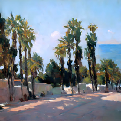 Palmiers de Santa Monica