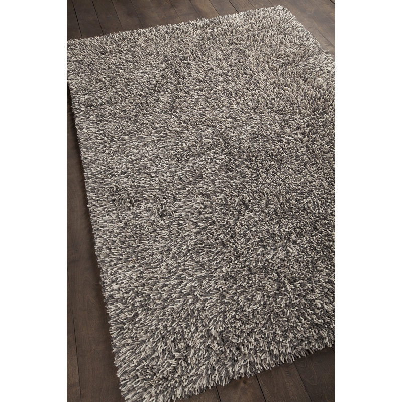 Eleanor Hand-Woven Gray Area Rug, 5' x 7'6"