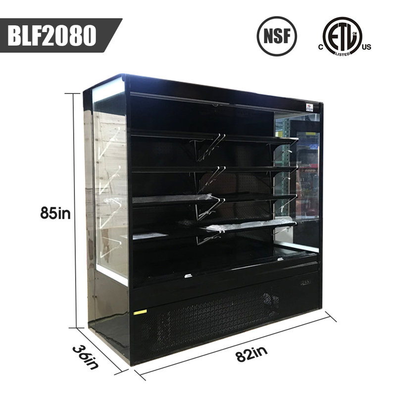 Cooler Depot 82 Cubic Feet Refrigerated Display Case - 76''