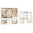 Freestanding Closet System With Adjustable Shoe Shelves And Drawers-665500414