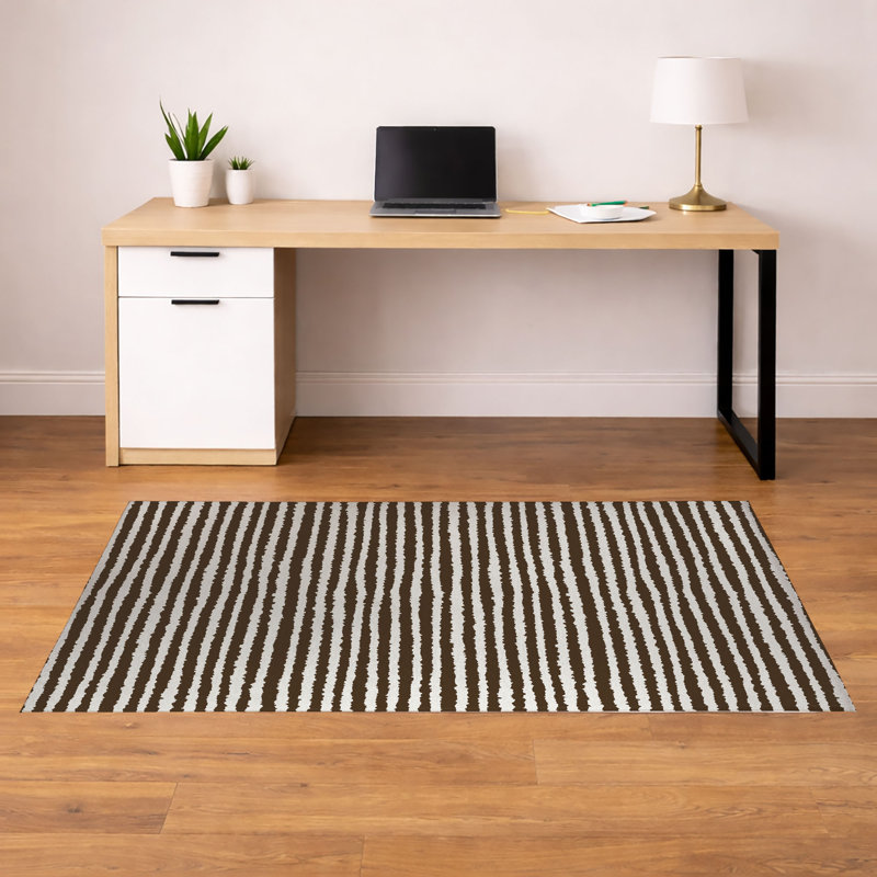 Tapis de bureau léger Long Gen, 60" W x 36" D, Mocha Brown