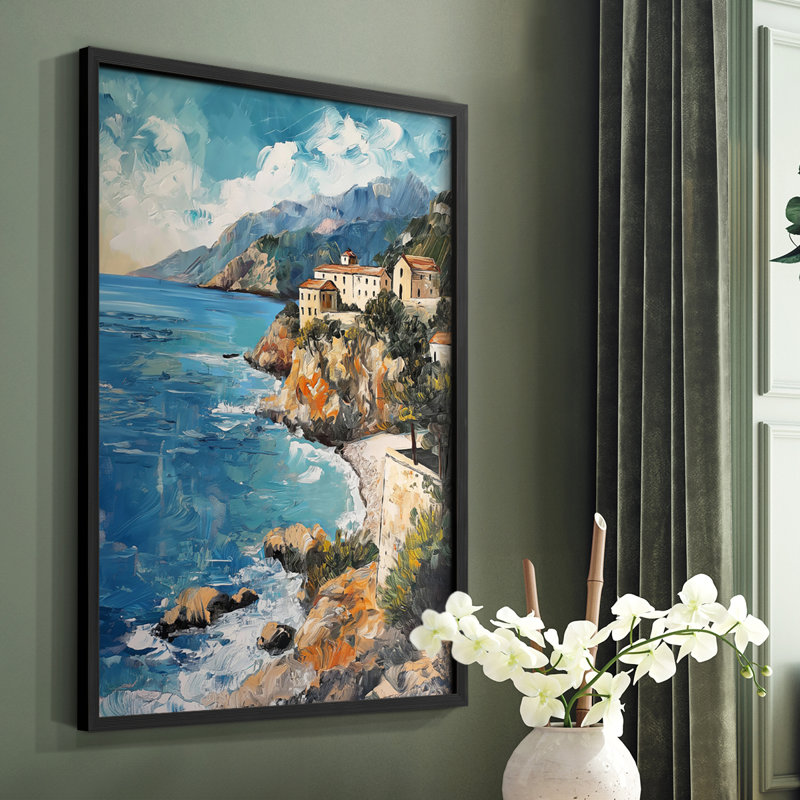 Série NAUTICAL DLxxxi - reproduction encadrée de qualité supérieure - prête à être accrochée - aucun clou requis