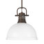 Luminaire suspendu 1 lumière avec tige Bryceton-107150039-107150037