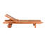 Chaise longue avec coussin Medrano