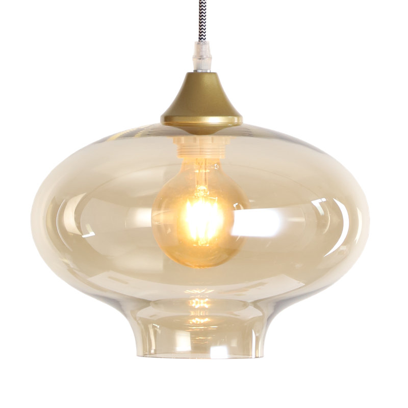 Aevah 1 - Light Pendant, White, Amber