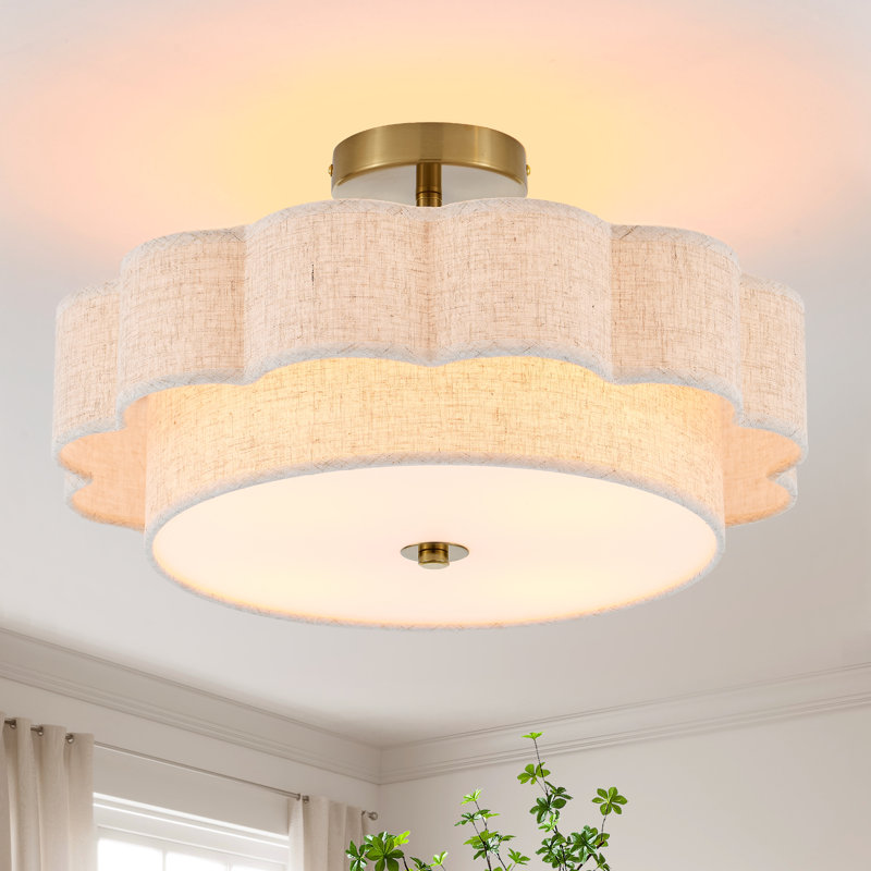 Plafonnier semi-encastré Modern