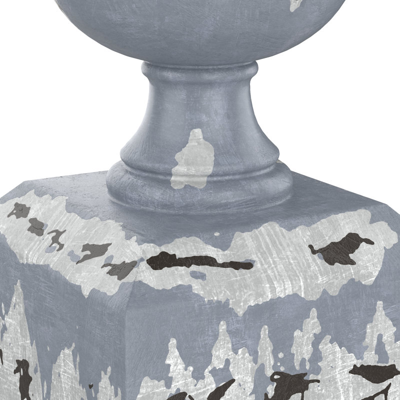 Labombard Buffet Lamp, Blue/Antique Blue Gray