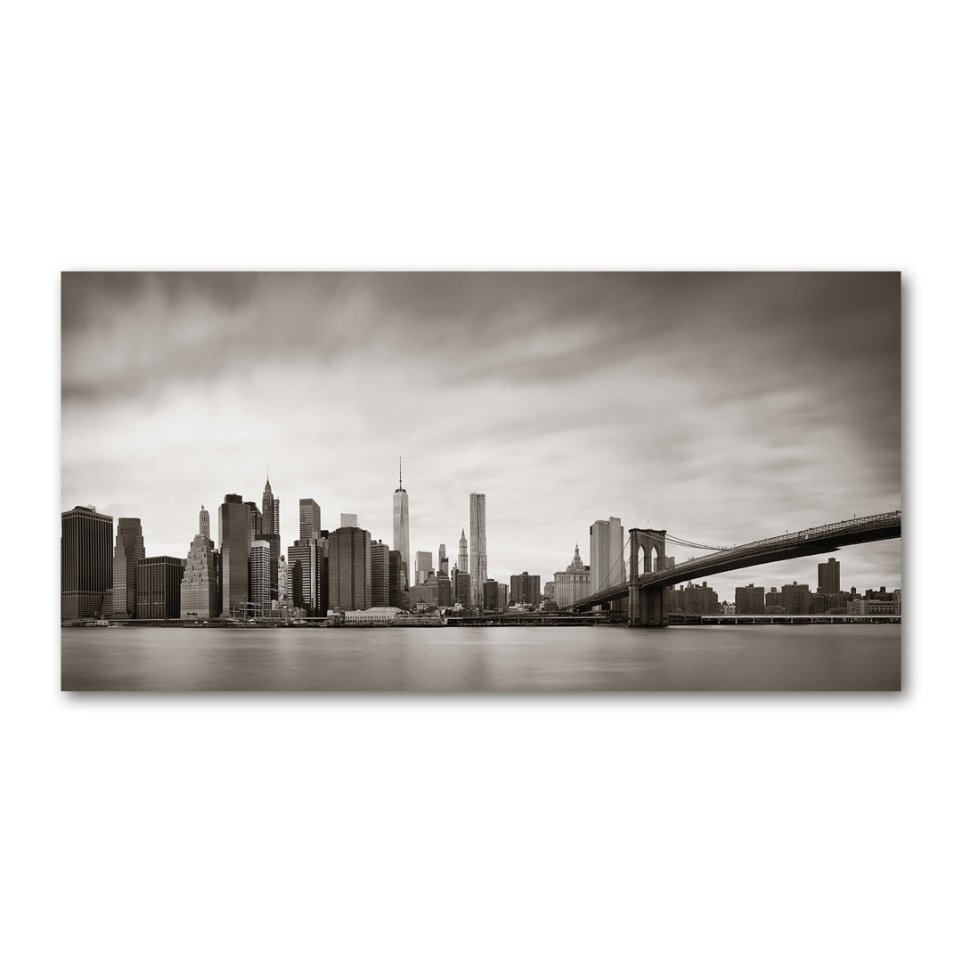 Manhattan New York - Wrapped Canvas Kunstdrucke