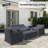 Becca 4 Piece Patio Conversation Sets Group Seating Outdoor Furniture Covers