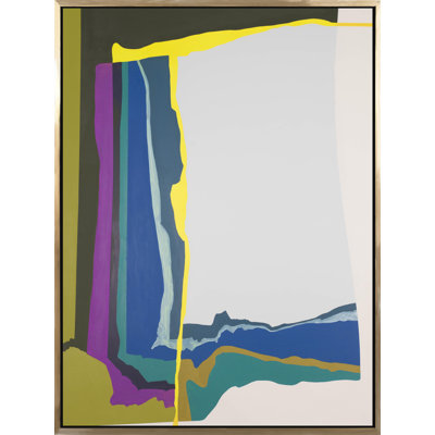 «Dawn - Floater Frame», peinture sur toile