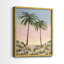 Impression encadrée Sunrise Palms I-Premium - prête à être accrochée - aucun clou requis - aucun clou requis-347019205-347019204