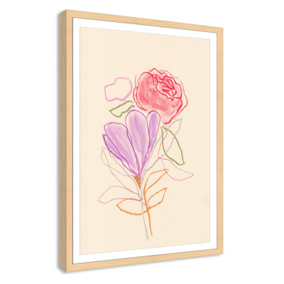 Simple Floral "Simple Floral III" Print