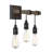 Eleesia 3-Light Dimmable Bronze/Brown Vanity Light