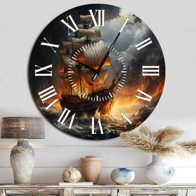 Horloge murale Stormy Seas