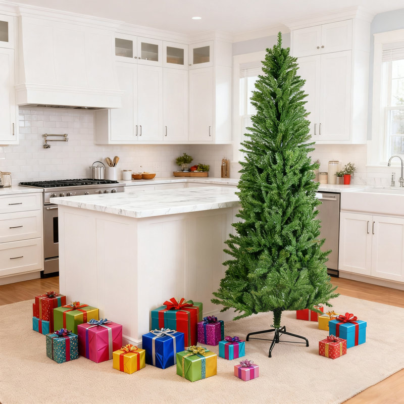 Arbre de Noël 6 pi avec crayon, H 6 pi
