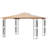 13'x11' Double-Roof Patio Gazebo with Mosquito Netting,Heavy Duty Gazebos Shelter Party Tent-123780555