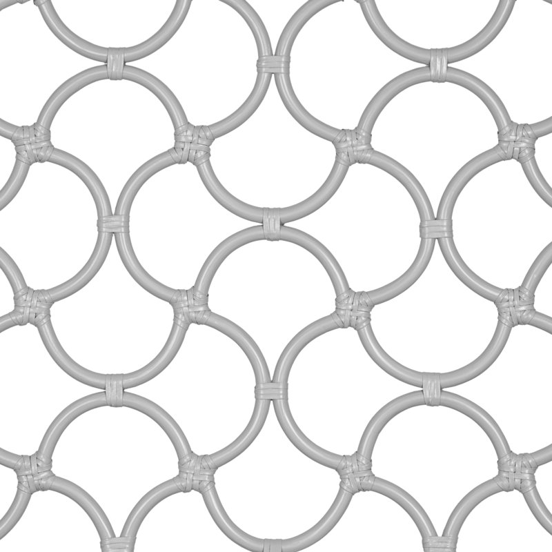 Mar Collection Headboard, Light Gray, King