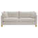 Baber 91" Square Arm Sofa with Reversible Cushions
