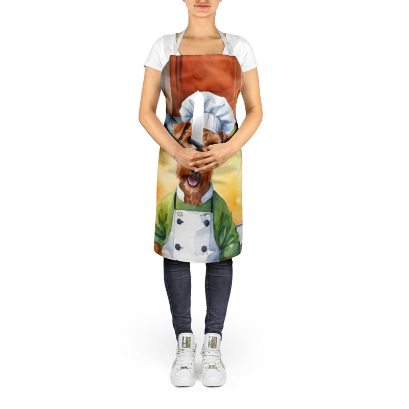 No Pattern Bib Apron