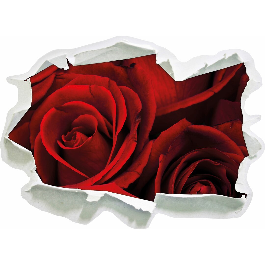 Wandtattoo Rote Rosen