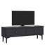 Meuble télé moderne en anthracite de 47,2 po x 16,1 po x 11,6 po | 100% panneau de particules enduit de mélamine, épaisseur: 0,7 pouce | Conception géométrique murale et élégante pour les salons contemporains et les espaces de divertissement-1376933580