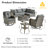 Tommy Outdoor Wicker 6 Person Seating Group With Cushions With Rocking And Swivel Chairs-2018879801-2013565191