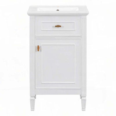 Meuble-lavabo de 20 po avec lavabo en céramique