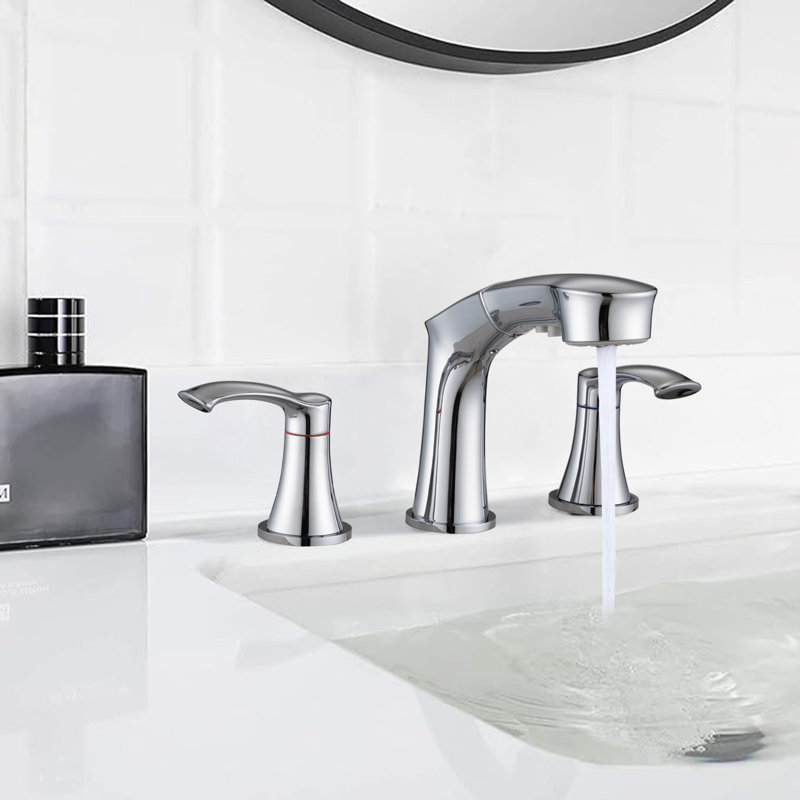 2-handle Bathroom Faucet, Chrome