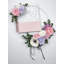 Faux Rose Metal Wreath