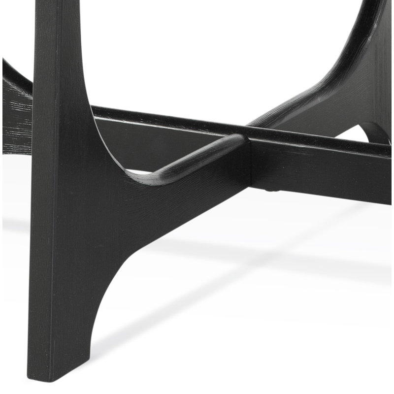 Table basse Johansson Alida, Noir mat