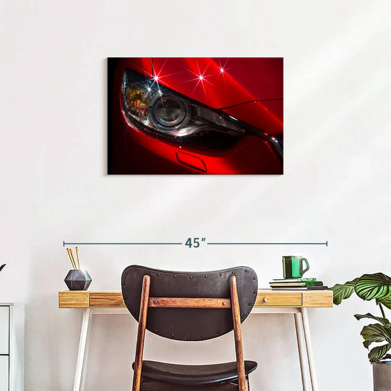 Mehar Shiny Car Headlights, 20" H x 30" W
