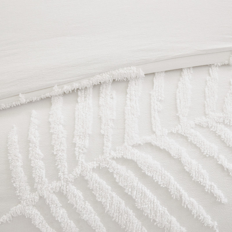 Édredon très grand / très grand - chenille, conception en coton, esthétique de chambre de plage, décor de style