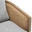 Fauteuil demi-tonneau pivotant, fauteuil d'appoint rond et confortable pour le salon-105526960