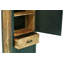 Industrial Solid Mango Wood Tall Bookcase