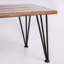 TABLE BASSE INDUSTRIELLE EN BOIS ET MÉTAL