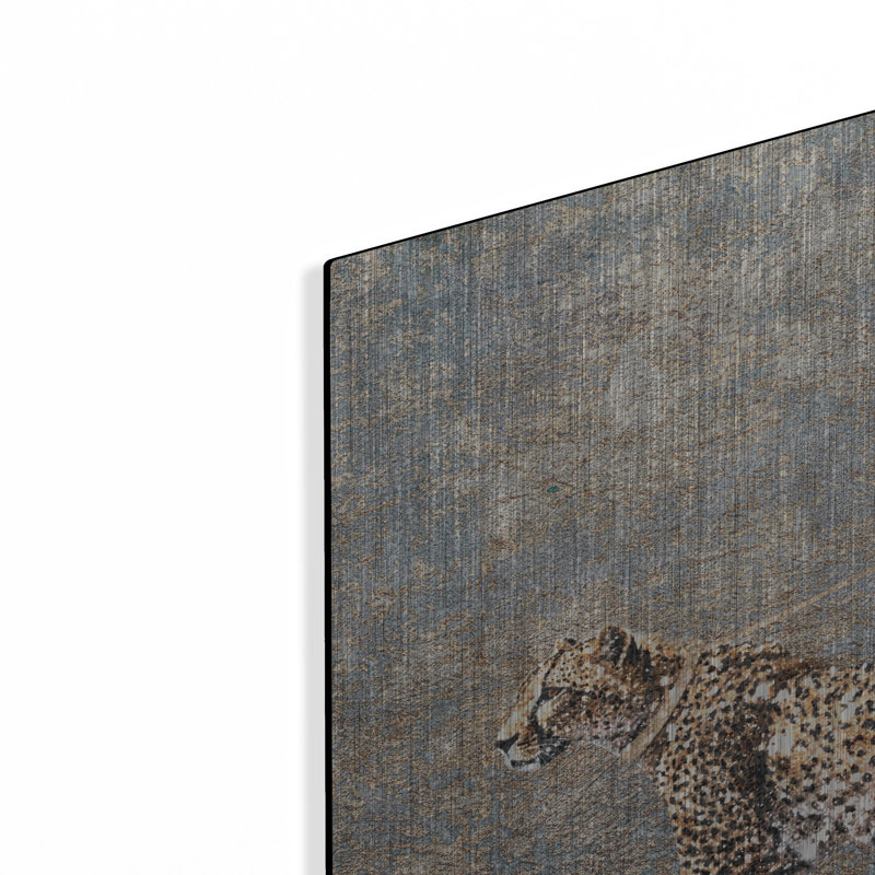 Art mural en métal Latitude Run® «Woman With Leopard» par Svetlana Aleynikova, H 24 po x l 36 po