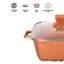 SQ Professional Nea Seramiq 4 Pieces Aluminium Non Stick Cookware Set