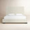Tyndall Boucle Sleigh Bed