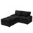 Modular Loveseat Sofa-1555376407