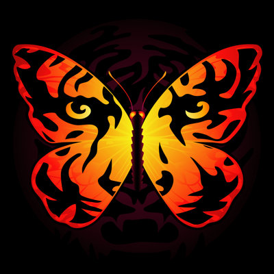 Paxtang Tiger Butterfly - Wrapped Canvas Print