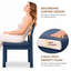 2 pièces de chaises de patio d'extérieur en métal avec coussin noir-1855633824
