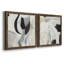 La recherche I - ensemble de 2 reproductions d'art sur toile-1377416302-1377416301