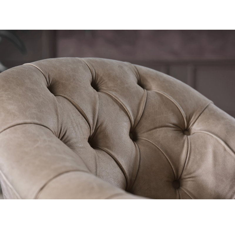 Fauteuil Kinzee, Suède foncé Vizon foncé
