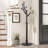 Solid Wood Freestanding 8- Hook Coat Rack-1206854186