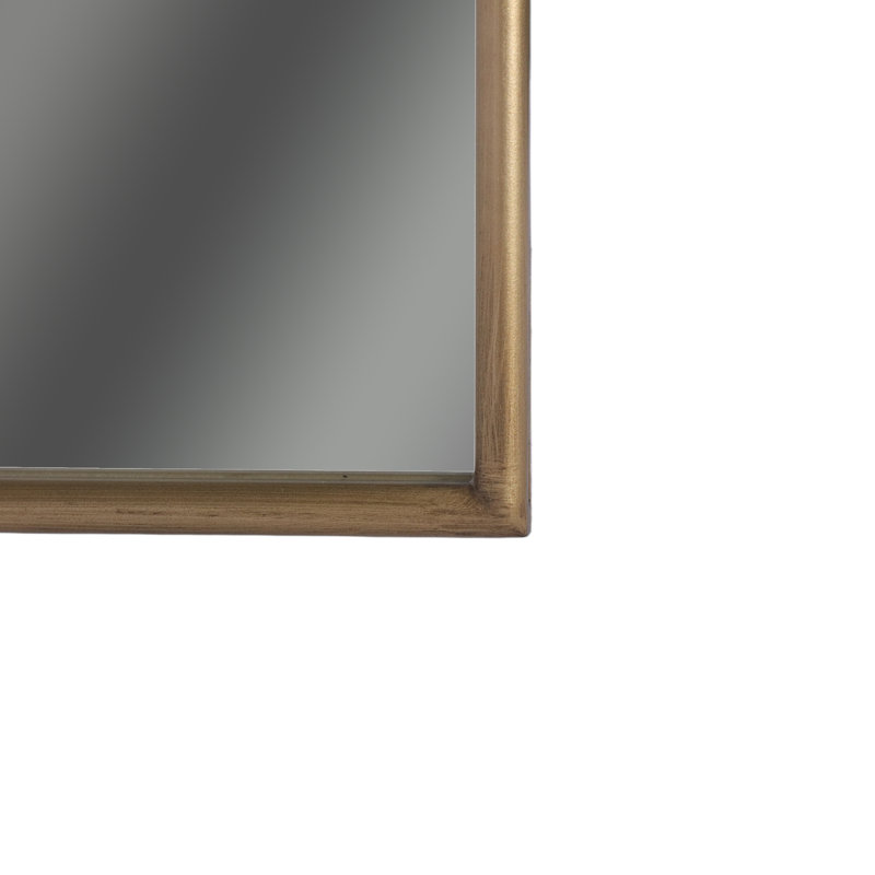 Miroir mural au design unique, H 36 po x l 24 po, Or antique